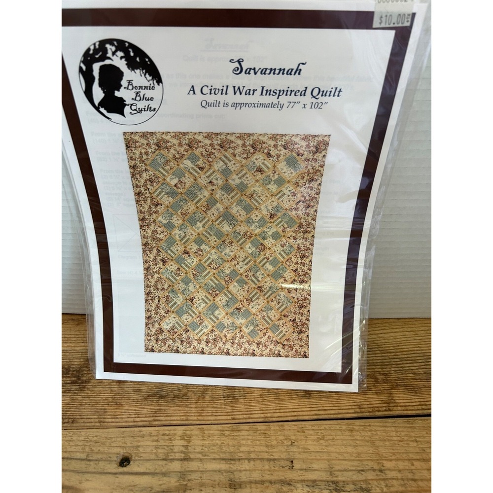 Savannah Quilt Pattern Bonnie Blue Quilts Civil War Quilt Craft Sewing Hobby